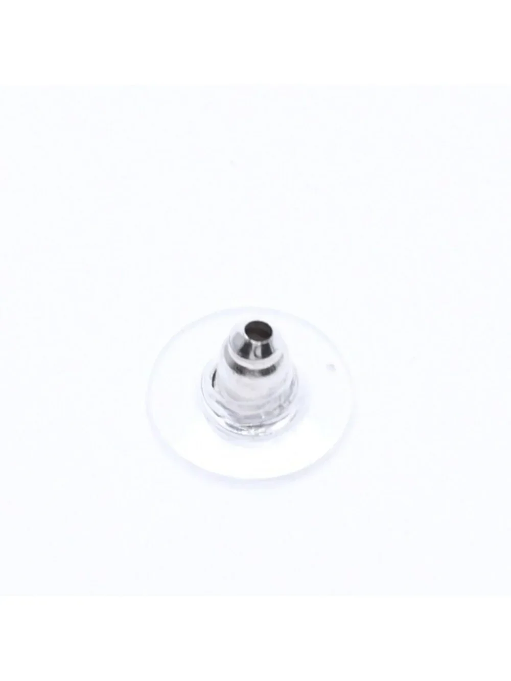 Chanel Single Earrings CC Logo Light Blue Mini 03